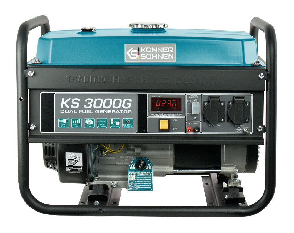 LPG/Benzin-Generator "Könner & Söhnen" KS 3000G – Ansicht 11