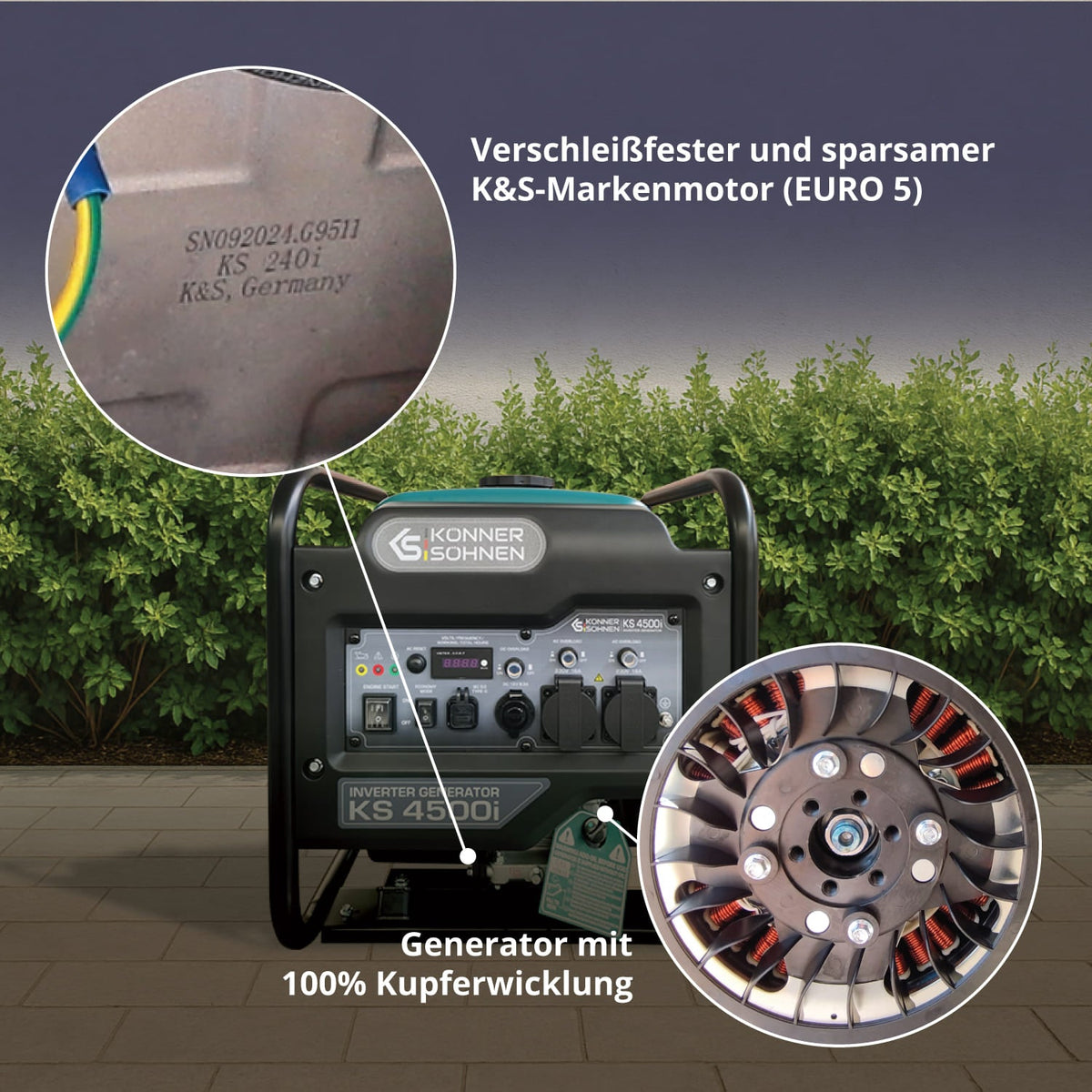 Inverter-Generator KS 4500i – Ansicht 3