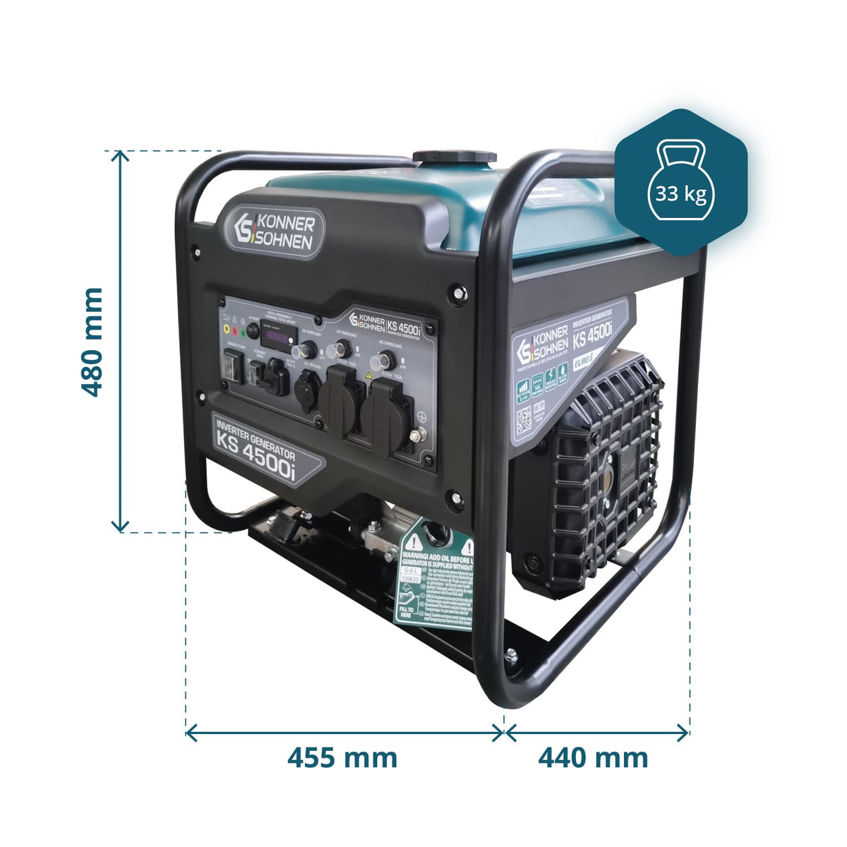 Inverter-Generator KS 4500i – Ansicht 5