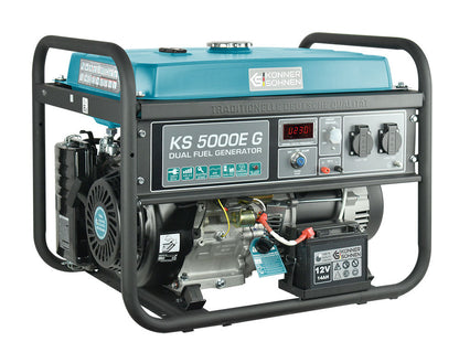 LPG/Benzin-Generator "Könner & Söhnen" KS 5000E G – Ansicht 3