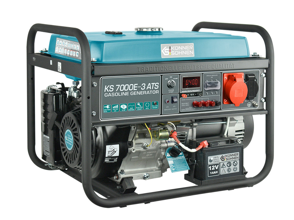 Benzin-Generator "Könner & Söhnen" KS 7000E-3 ATS – Ansicht 2