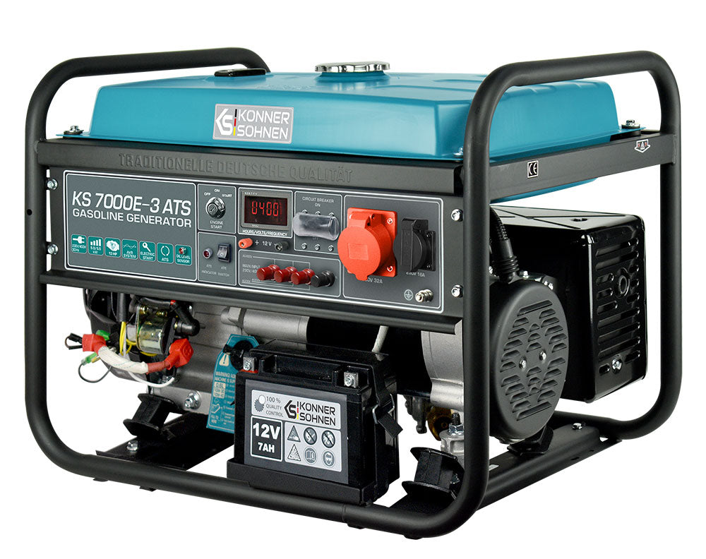 Benzin-Generator "Könner & Söhnen" KS 7000E-3 ATS – Ansicht 3
