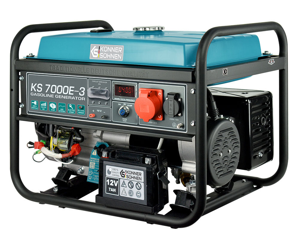 Benzin-Generator "Könner & Söhnen" KS 7000E-3 – Ansicht 3