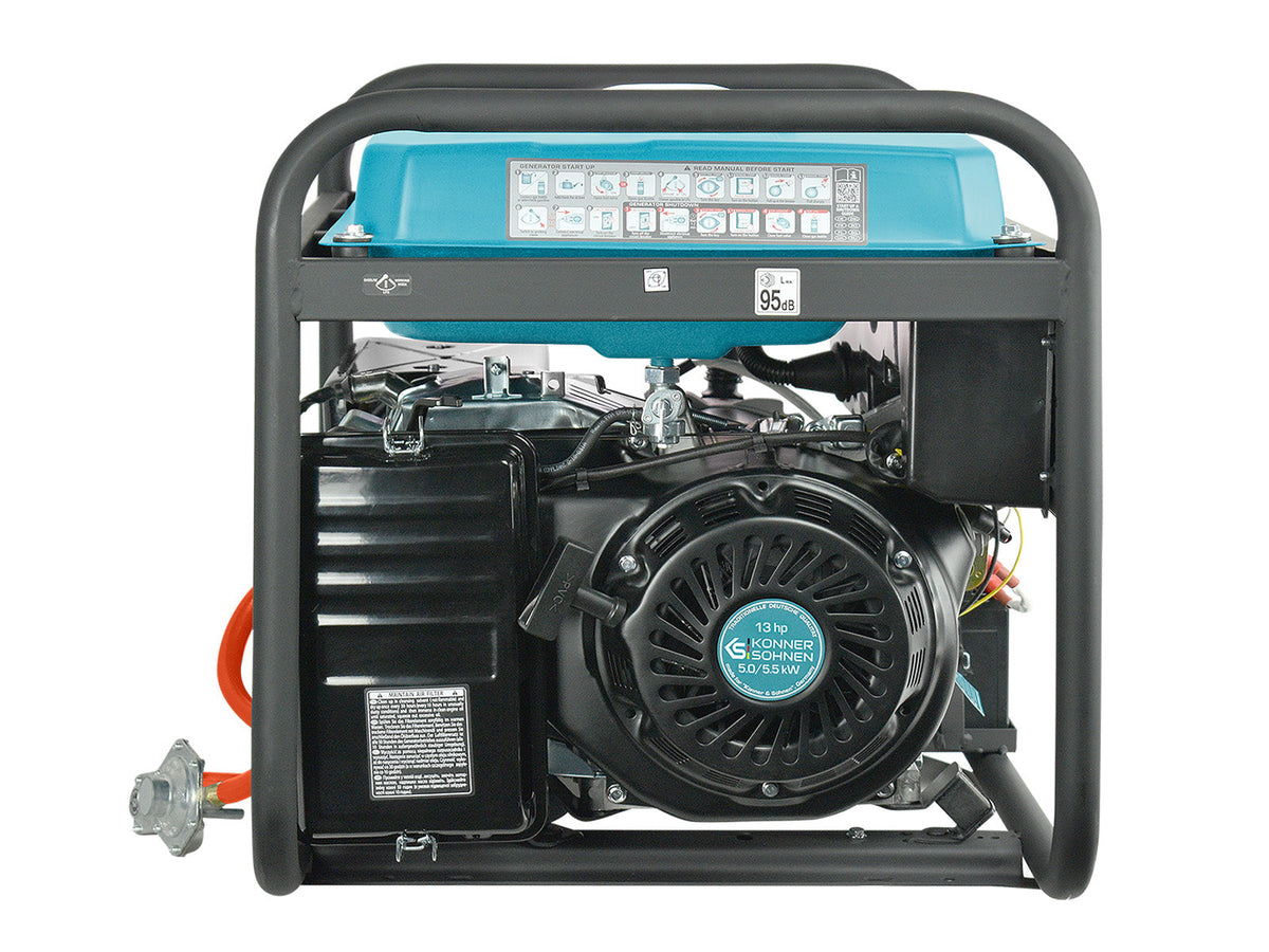 LPG/Benzin-Generator "Könner & Söhnen" KS 7000E G – Ansicht 17