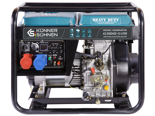 Diesel-Generator "Könner & Söhnen" KS 8100HDE-1/3 ATSR (EURO V) – KS 8100HDE-1/3 ATSR