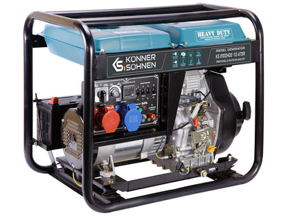Diesel-Generator "Könner & Söhnen" KS 8100HDE-1/3 ATSR (EURO V) – Ansicht 3