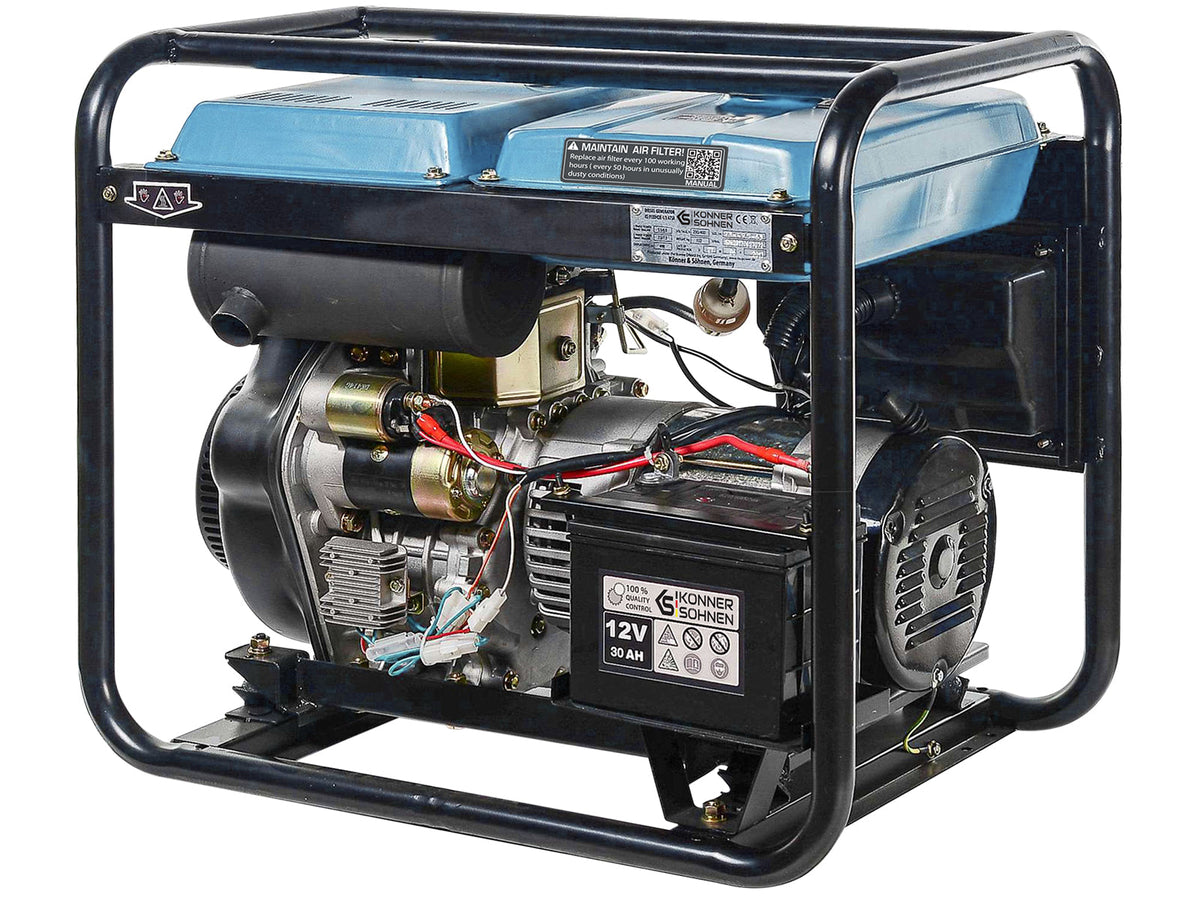 Diesel-Generator "Könner & Söhnen" KS 8100HDE-1/3 ATSR (EURO V) – Ansicht 4