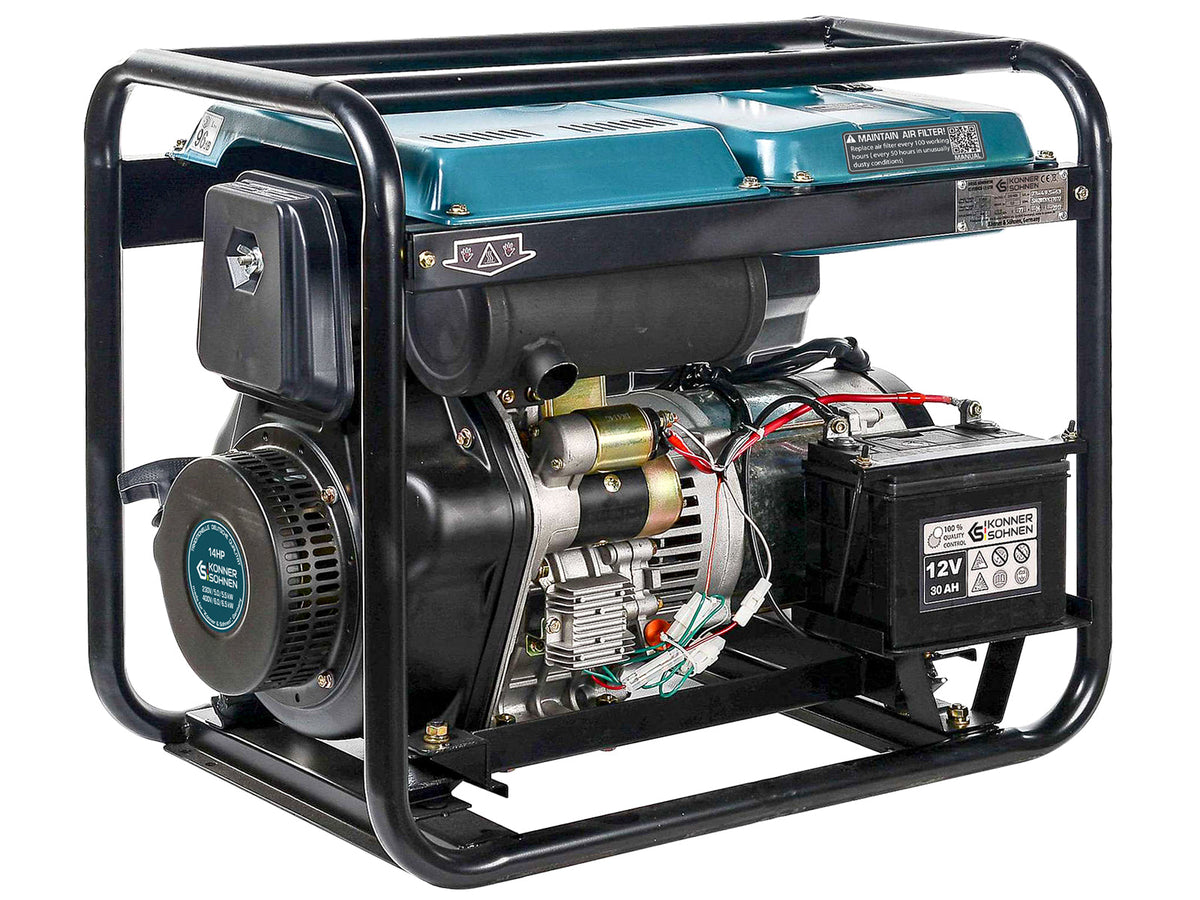 Diesel-Generator "Könner & Söhnen" KS 8100HDE-1/3 ATSR (EURO V) – Ansicht 5