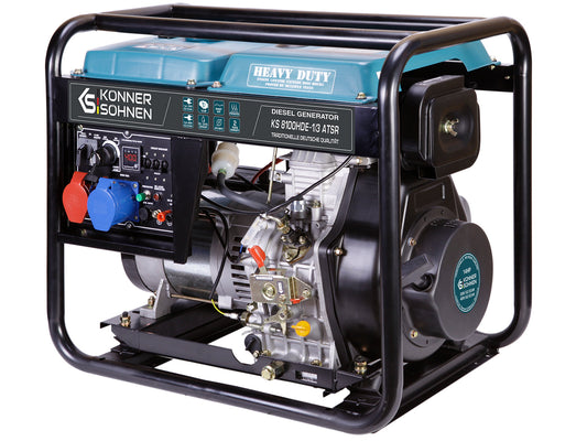 Diesel-Generator "Könner & Söhnen" KS 8100HDE-1/3 ATSR (EURO V) – Ansicht 2