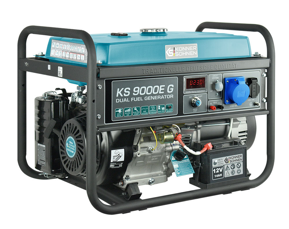 LPG/Benzin-Generator "Könner & Söhnen" KS 9000E G – Ansicht 7