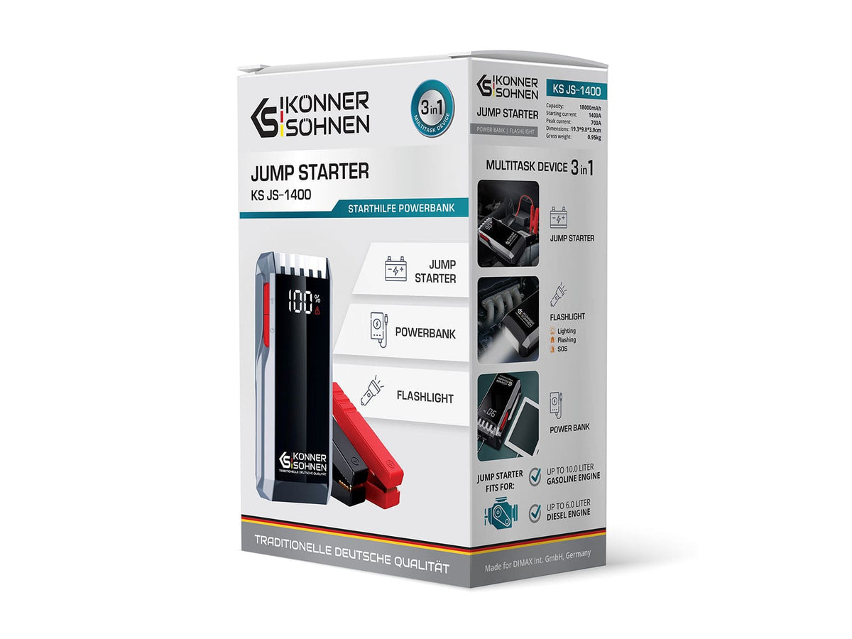 Starthilfe Powerbank KS JS-1400 – Ansicht 8