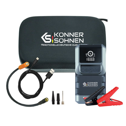 Starthilfe Powerbank mit Luftkompressor KS JSP-1300 – Ansicht 4
