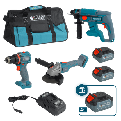 Drahtloses Meister-Set 3-in-1 KS RHAGD 20V SET 3 PLUS – KS RHAGD 20V SET 3 PLUS