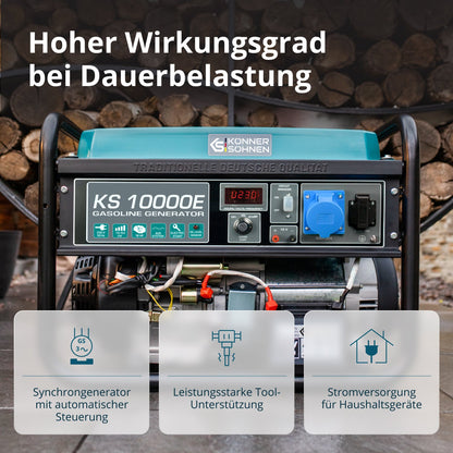 Benzin-Generator "Könner & Söhnen" KS 10000E – Ansicht 5