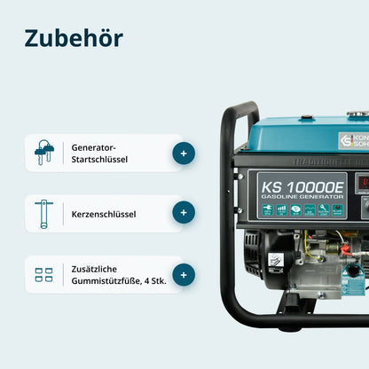 Benzin-Generator "Könner & Söhnen" KS 10000E – Ansicht 8