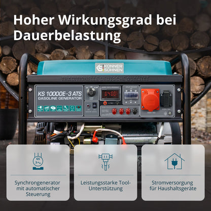 Benzin-Generator "Könner & Söhnen" KS 10000E-3 ATS – Ansicht 6