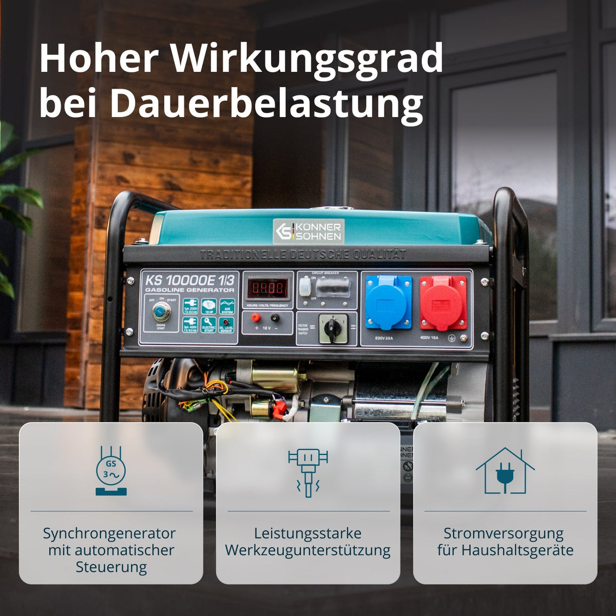 Benzin-Generator "Könner & Söhnen" KS 10000E 1/3 – Ansicht 6