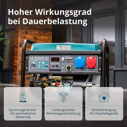 Benzin-Generator "Könner & Söhnen" KS 10000E 1/3 – Ansicht 6