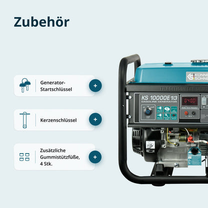Benzin-Generator "Könner & Söhnen" KS 10000E 1/3 – Ansicht 8