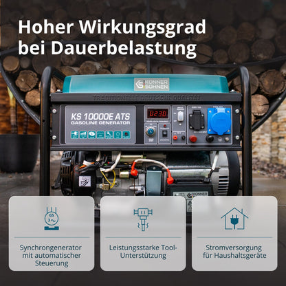 Benzin-Generator "Könner & Söhnen" KS 10000E ATS – Ansicht 6