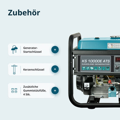 Benzin-Generator "Könner & Söhnen" KS 10000E ATS – Ansicht 9