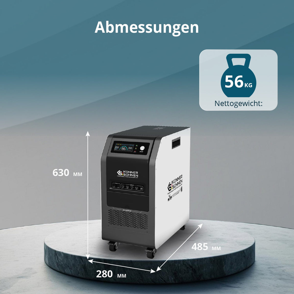 Tragbare 3-in-1-Stromstation KS 5200PS – Ansicht 13