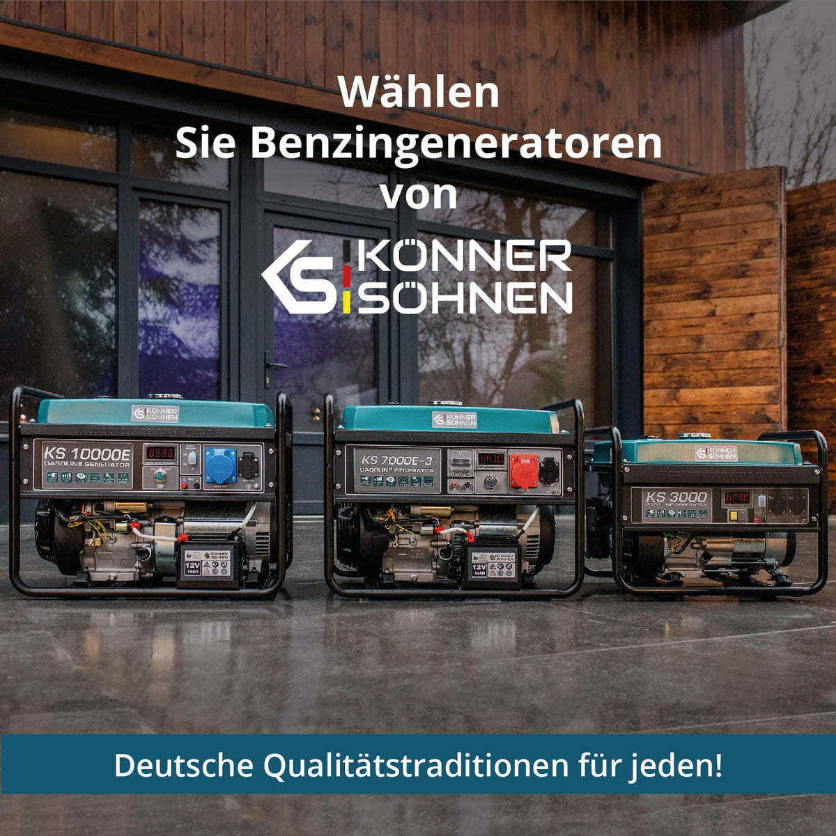 Benzin-Generator "Könner & Söhnen" KS 7000 – Ansicht 10