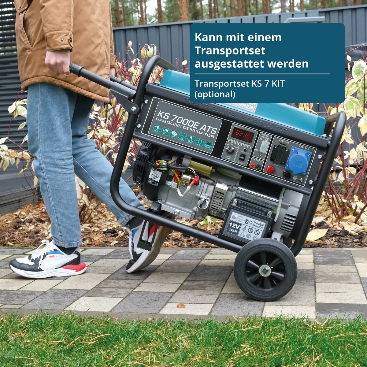 Benzin-Generator "Könner & Söhnen" KS 7000E ATS – Ansicht 9