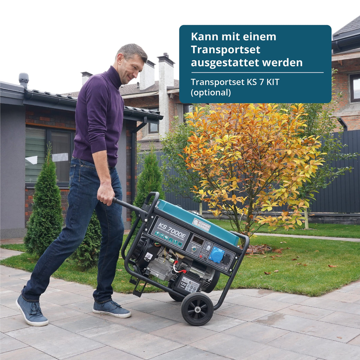 Benzin-Generator "Könner & Söhnen" KS 7000E – Ansicht 8