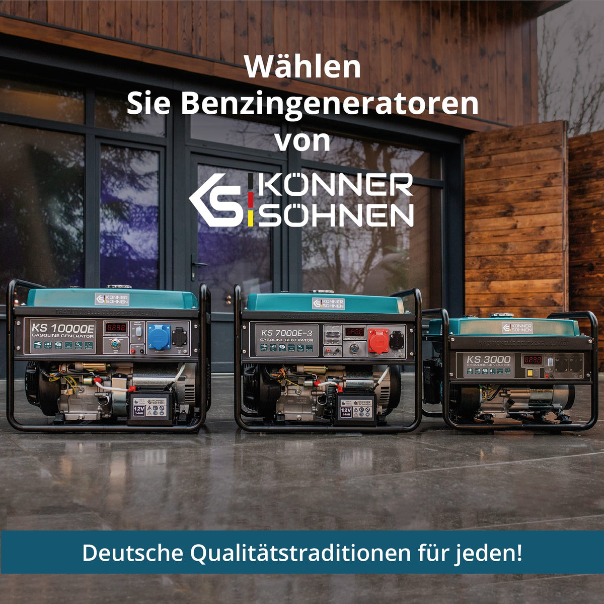 Benzin-Generator "Könner & Söhnen" KS 7000E – Ansicht 10