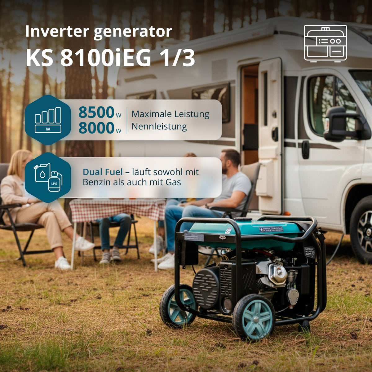 Inverter-Generator KS 8100iEG 1/3 – Ansicht 2
